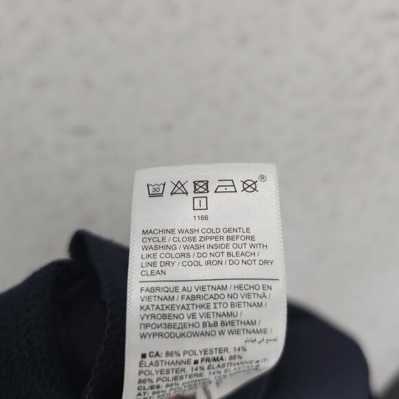 ATHLETA Endless High Rise Cargo Pant Navy Blue Stretch Elastic Waist PETITE 12P - Picture 7 of 8